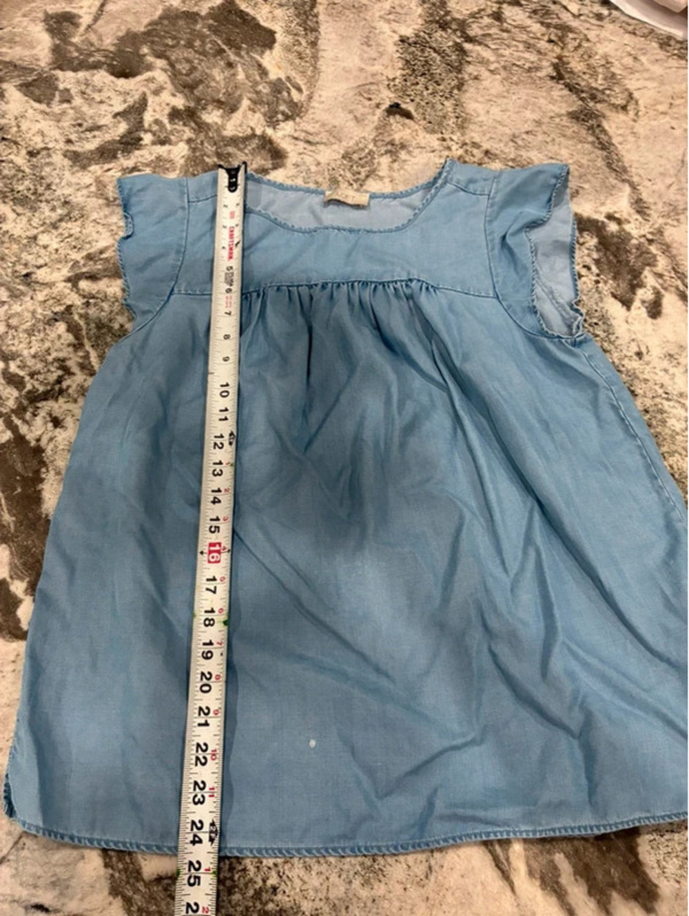 Laughed blouse petite large, small flaw at the bottom